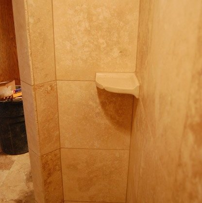 Bathroom installation in Wilton, IA by Traditional Floors