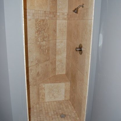 Bathroom installation in Wilton, IA by Traditional Floors