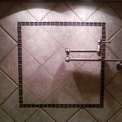 Backsplash installation in Viola, IL by Traditional Floors