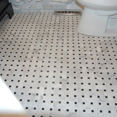 Bathroom installation in Milan, IL by Traditional Floors