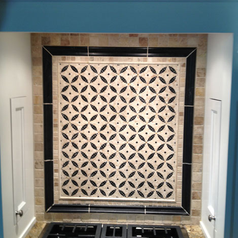 Backsplash installation in Milan, IL by Traditional Floors