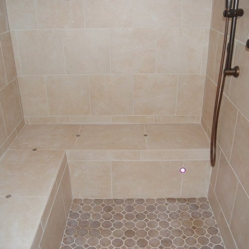 Bathroom installation in Moline, IL by Traditional Floors