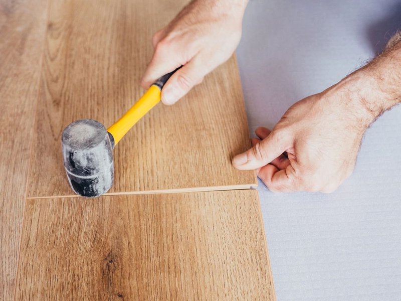 hardwood flooring installation from Traditional Floors in Milan, IL