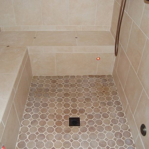Bathroom installation in Moline, IL by Traditional Floors