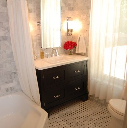 Bathroom installation in Milan, IL by Traditional Floors