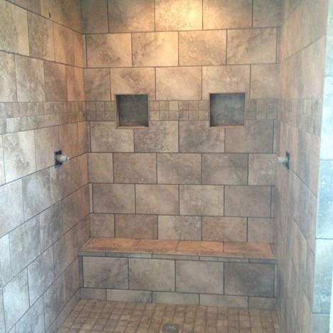 Bathroom installation in Riverdale, IA by Traditional Floors