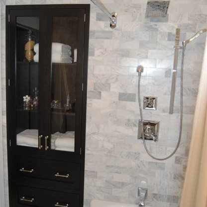 Bathroom installation in Milan, IL by Traditional Floors