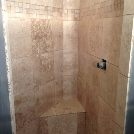 Bathroom installation in Wilton, IA by Traditional Floors